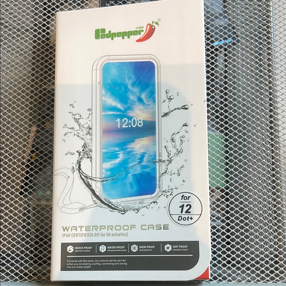 White Phone Case with 9H Hardness and Floral Design